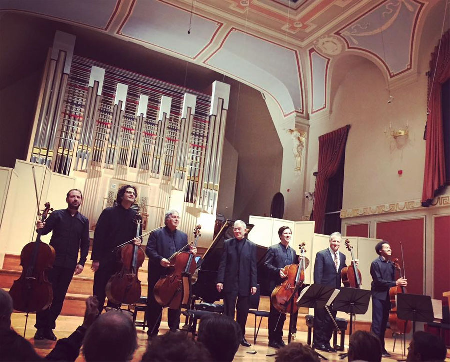 Thanks to the Sellar Line-up of Cellists who Performed for Glories of Venice